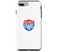 University of West Georgia UWG Wolves Go West Shield Logo Carcasa para iPhone 7 Plus/8 Plus
