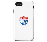 University of West Georgia UWG Wolves Go West Shield Logo Carcasa para iPhone SE (2020) / 7/8