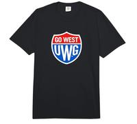 University of West Georgia UWG Wolves Go West Shield Logo Comfort Colors Adult Heavyweight T-Shirt