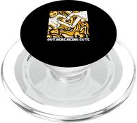 University Varsity-Gold Aquí fuera siendo lindo Varsity-Gold PopSockets PopGrip para MagSafe