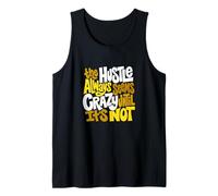 University Varsity-Gold Color Hustle no es un Amarillo Tan Loco Camiseta sin Mangas