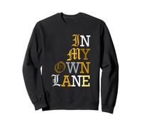 University Varsity-Gold Color In My Own Lane Yellow Sudadera