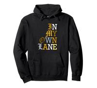 University Varsity-Gold Color In My Own Lane Yellow Sudadera con Capucha