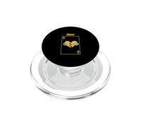 University Varsity-Gold Color Lost Love Card Amarillo PopSockets PopGrip para MagSafe