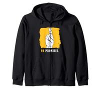 University Varsity-Gold Color No Promises Yellow Sudadera con Capucha