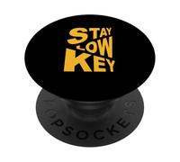 University Varsity-Gold Color Stay discretamente Amarillo PopSockets PopGrip Adhesivo