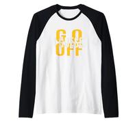 University Varsity-Gold Don't Let Me Stop You... Amarillo Camiseta Manga Raglan
