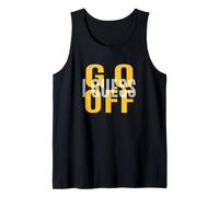 University Varsity-Gold Don't Let Me Stop You... Amarillo Camiseta sin Mangas