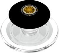 University Varsity-Gold El tiempo es dinero Varsity-Gold PopSockets PopGrip para MagSafe