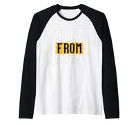 University Varsity-Gold from Scratch Yellow Camiseta Manga Raglan