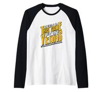 University Varsity-Gold ha estado en este juego durante años amarillo Camiseta Manga Raglan