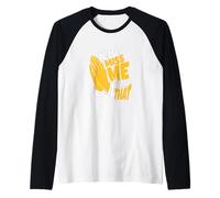 University Varsity-Gold No Soy yo, Gracias Varsity-Gold Yellow Camiseta Manga Raglan
