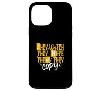University Varsity-Reloj de oro, Odio, Copia Varsity-Oro Carcasa para iPhone 13 Pro Max
