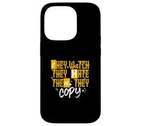 University Varsity-Reloj de oro, Odio, Copia Varsity-Oro Carcasa para iPhone 14 Pro