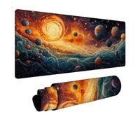 Universo Alfombrilla Ratón 400x100x3mm Impermeable Alfombrilla Ratón XXL Abstracto, Mousepad Mejora la Precisión y la Velocidad para Pc Gaming Mouse y Oficina Home Decoration Regalo Hombre FSBD-1071