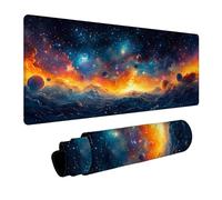 Universo Alfombrilla Ratón 50 x 100 x 0.3 cm Impermeable Alfombrilla Ratón XXL Mar, Mousepad Mejora la Precisión y la Velocidad para Pc Gaming Mouse y Oficina Home Decoration Regalo Hombre FSBD-4373