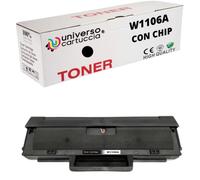 universo cartuccia - 106A W1106A 1.000 copias Tóner compatible con HP Laser 107a 107r 107w para MFP 135a 135r 135w 135wg 137fnw 137fwg (W1106A)