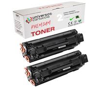 universo cartuccia CE285A 85A Kit 2 Tóner compatible con HP LaserJet Pro P1102 P1102W M1212NF M1132 M1217NFW M1132 M1212 M1130 P1100 M1136 M1210 M1210MFP M11333 4 M111. 34MFP (2 CE285A)