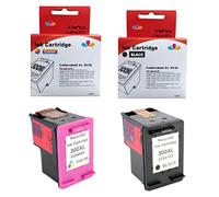 universo cartuccia® ink rebuilt 300XL para impresoras HP PhotoSmart serie C4680 C4780 DeskJet serie F4580 F4280 F4210 F2480 D5560 Envy 120 110 (1 negro, 1 tricolor)