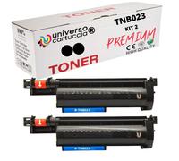 Universo Cartuccia® Sustitución compatible tóner para Brother TNB023 E DRB023 para BROTHER DCP-B7530DN B7500D, HL-B2050DN B2000D, MFC-B7720DN B7715DW MFG-B7700D (KIT 2 TONER)