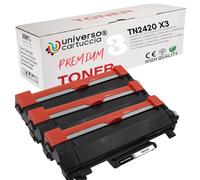 universo cartuccia TN2420 3X Tóner Compatible con Brother HL-L2310D/L2350DN/L2370DN/L2375DW, DCP-L2510D/L2530DW/L2550DN,MFC-L2710DN/L2730DW/ L2750DW (3 TN2420)