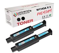universo cartuccia W1143 - Kit de 2 tóneres compatibles con HP Neverstop Laser MFP 1202w 1202nw 1201n 1001nw impresoras (TONER 2 PCS)