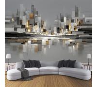 Universo Cielo Estrellado Murales de Pared, Misterio De Ciencia Ficción Papel Pintado de Tela, Gran Mural Fotográfico para Salón, Dormitorio, Cocina, Oficina o Habitación InfantilAzul-Violeta