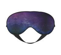 Universo con estrellas y galaxia impresión interestelar cubierta cómoda para todas las ocasiones, bloquea la luz, ideal para camping, turnos, bloquea bien la luz