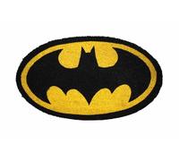 Universo dc sd toys - felpudo entrada ovalado batman, de fibra de coco