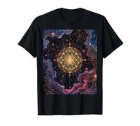 Universo de Cielo galáctico Estrellado de Fleurdelis cósmico Camiseta