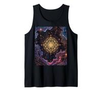 Universo de Cielo galáctico Estrellado de Fleurdelis cósmico Camiseta sin Mangas