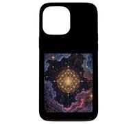 Universo de Cielo galáctico Estrellado de Fleurdelis cósmico Carcasa para iPhone 13 Pro MAX