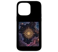 Universo de Cielo galáctico Estrellado de Fleurdelis cósmico Carcasa para iPhone 14 Pro MAX
