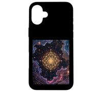 Universo de Cielo galáctico Estrellado de Fleurdelis cósmico Carcasa para iPhone 16 Plus