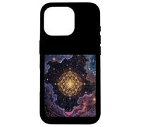 Universo de Cielo galáctico Estrellado de Fleurdelis cósmico Carcasa para iPhone 16 Pro