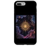 Universo de Cielo galáctico Estrellado de Fleurdelis cósmico Carcasa para iPhone 7 Plus/8 Plus