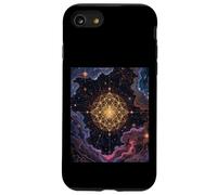 Universo de Cielo galáctico Estrellado de Fleurdelis cósmico Carcasa para iPhone SE (2020) / 7/8