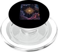 Universo de Cielo galáctico Estrellado de Fleurdelis cósmico PopSockets PopGrip para MagSafe