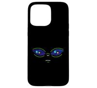 Universo En Los Ojos De Alienígena Divertido Cara Lindo Amante OVNI Carcasa para iPhone 15 Pro MAX
