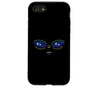 Universo En Los Ojos De Alienígena Divertido Cara Lindo Amante OVNI Carcasa para iPhone SE (2020) / 7/8