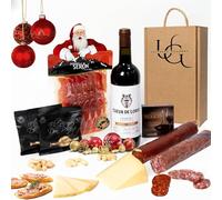 UNIVERSO GOURMET | Cesta Gourmet para Regalar | Vino DO.Rioja | Embutidos Ibéricos Bellota | Paleta Gran Reserva y Queso Oveja | Pate Pedro Ximenez y Picos Pan Artesanos | Cesta Regalo