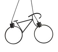 Universo Lámpara colgante bicicleta LED lámpara colgante bicicleta decoración moderna doble portalámparas casquillo E27 luces intercambiables