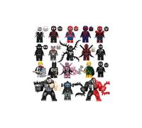 Universo Paralelo: Sombra, Venom, Deadpool, Thor, 18 minifiguras, bloques de construcción ensamblados