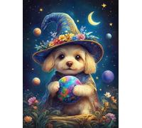 Universo Perro Mágico Puzzle de 70 Piezas para Adultos, Rompecabezas Adultos Imposible, Juego de Habilidad para Toda La Familia, Regalo para Ella o Él