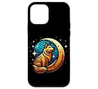 Universo Pet Dog Over The Moon Space Animal Star Puppy Love Carcasa para iPhone 12 mini