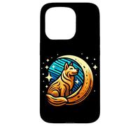 Universo Pet Dog Over The Moon Space Animal Star Puppy Love Carcasa para iPhone 15 Pro