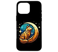 Universo Pet Dog Over The Moon Space Animal Star Puppy Love Carcasa para iPhone 16 Pro Max