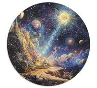 Universo rompecabezas 1000 piezas arquitectura fantasía ronda rompecabezas juego regalo único decoración del hogar para toda la familia 1000pcs (67.5x67.5cm)