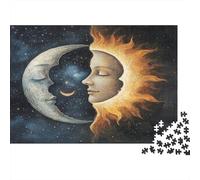 Universo The Power of The Sol y Luna Rompecabezas Puzzle,1000pcs (75x50cm) Adulto Juego EduGatoivo Decoración del Hogar