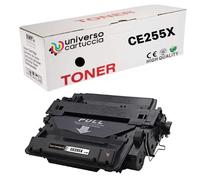 UniversoCartuccia® Tóner no OEM compatible con impresoras LaserJet Enterprise P3010, P3015, P3015d, P3015dn, P3015x, M525, M525dn, M525f, M525c, M521dn y M521dw, negro (CE255X (12.500 copias)